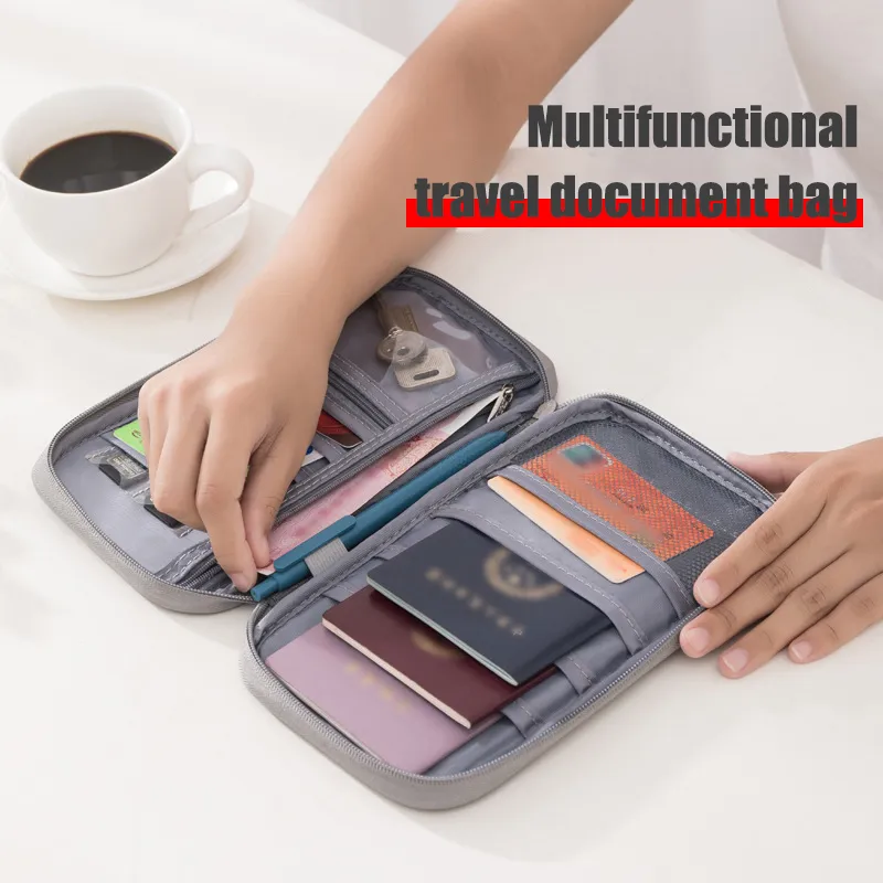 Qantas Travel Accessories - 1PC draagbare reisvliegtuigtas Waterdichte zakelijke paspoorttas