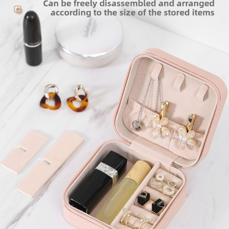 Travel Jewellery & Accessories Organiser - Draagbare mini-sieradendoos, compacte reis-sieradenopbergdoos, kleine organizer