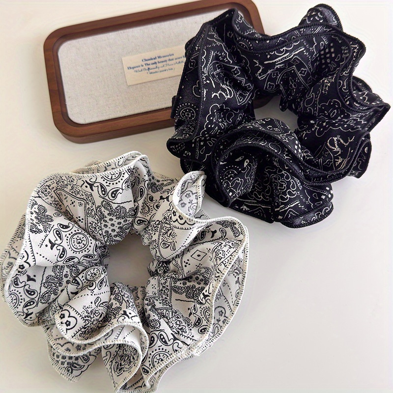Travel Accessories Sale - Elegante haaraccessoireset van zwart-wit stof met