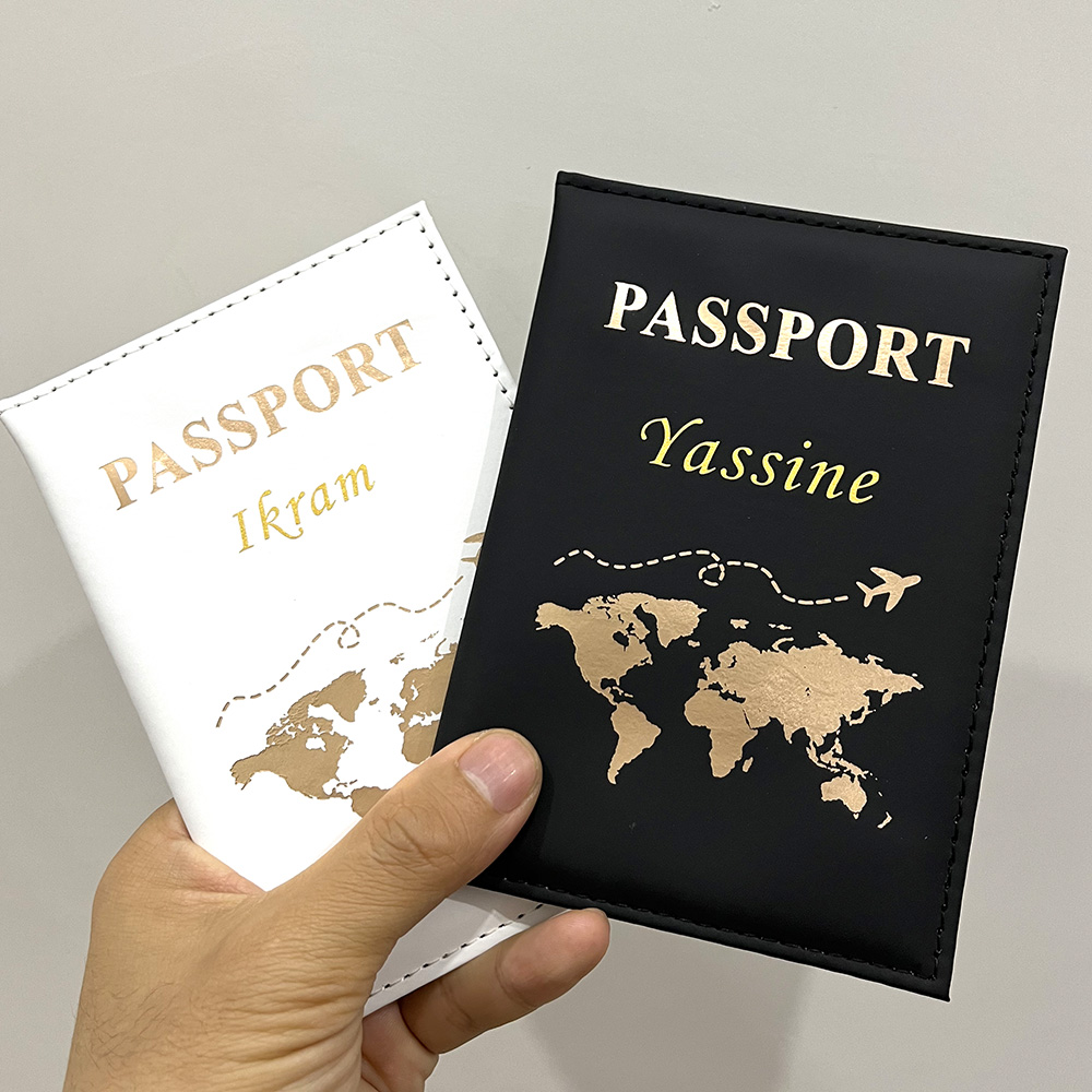 Qantas Travel Accessories - Nieuwe Schattige Gepersonaliseerde Paspoorthoes Vliegtuig Vrouwen