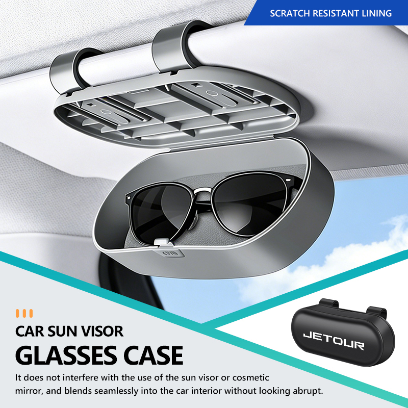 Travel Accessories Inc - Auto Zonneklep Zonnebril Opslag Glazen Doos