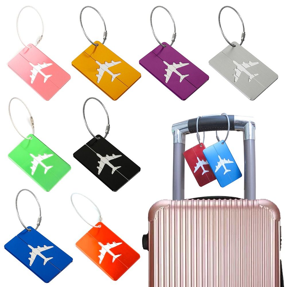 Travel Accessories Sale - Aluminium Reisbagagelabels Herbruikbare Kofferbagagelabels Vakantiekoffer Labels