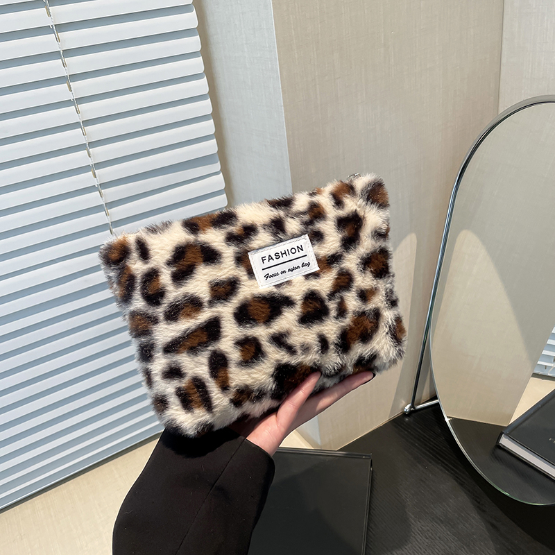 Pluche make-uptas met luipaard - Travel Accessories Toiletry Bag recensie en prijs
