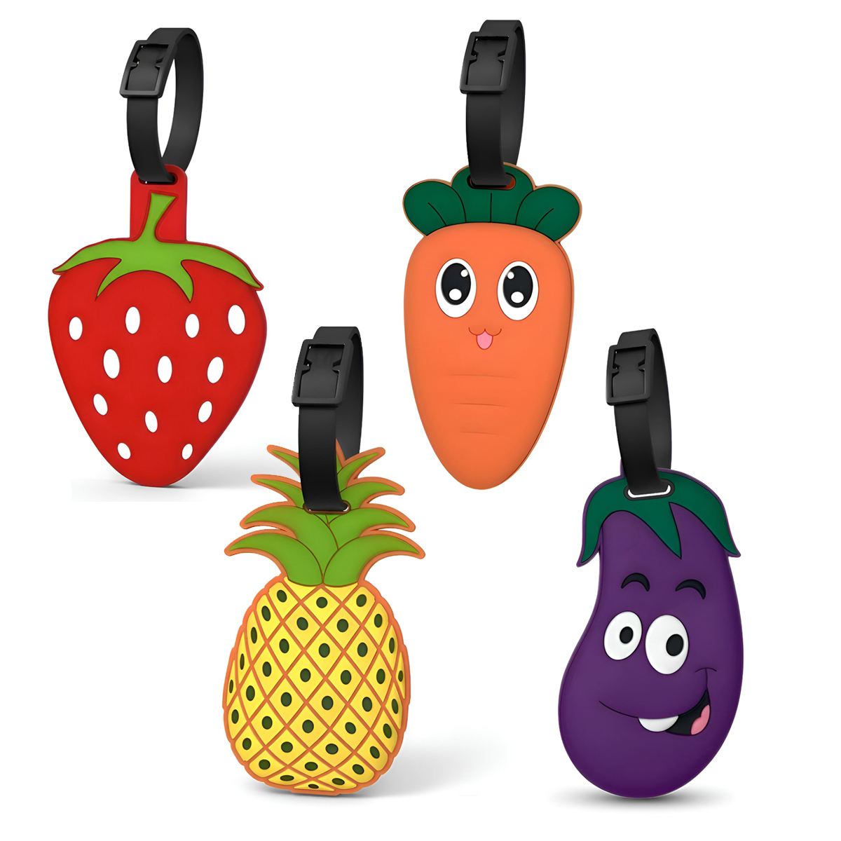 Aardbei Aubergine Wortel Anana - Travel Accessories Sale recensie en prijs