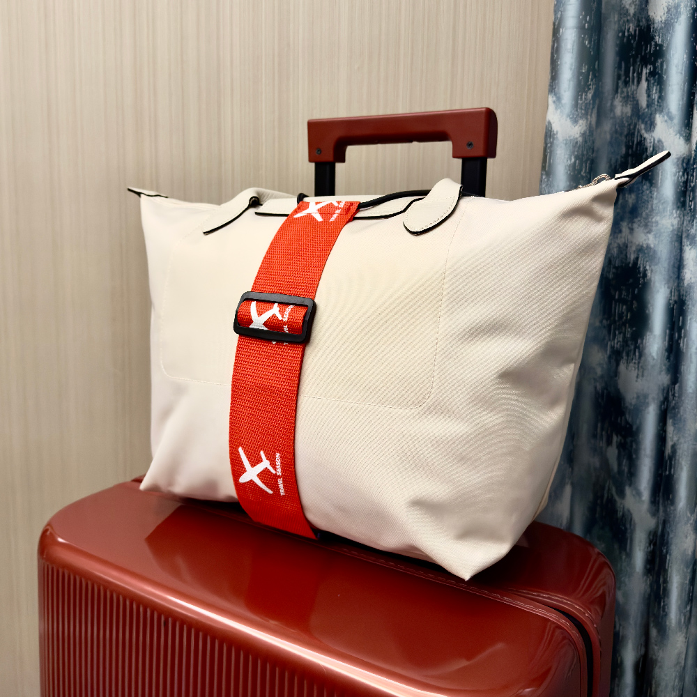 Vaste bagageriem van geprint n - Qantas Travel Accessories recensie en prijs