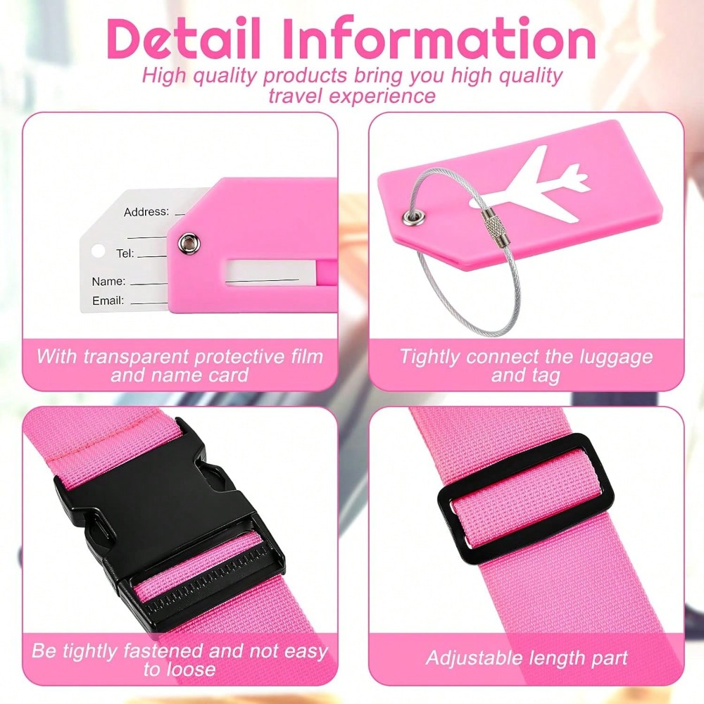 Bagageriemset met bagagelabel  - Travel Accessories Sale recensie en prijs