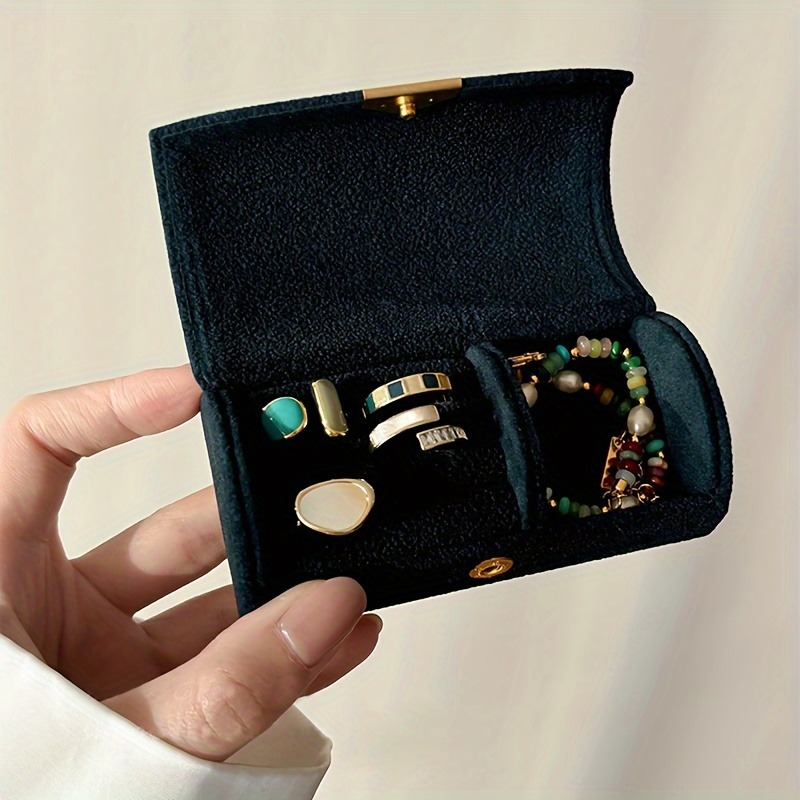 Luxe fluwelen sieradendoos voo - Travel Jewellery & Accessories Organiser recensie en prijs